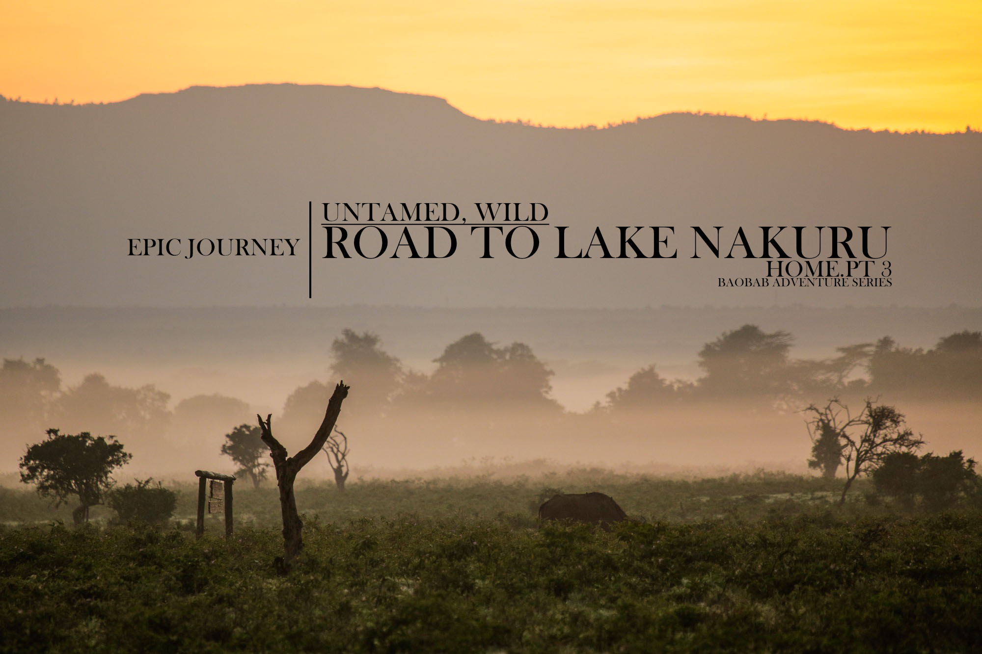 Untamed Kenya. Driving through the Rift Pt. 1